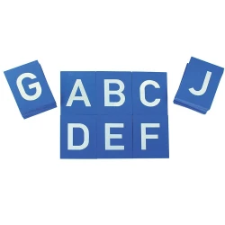 Letras de lija Montessori