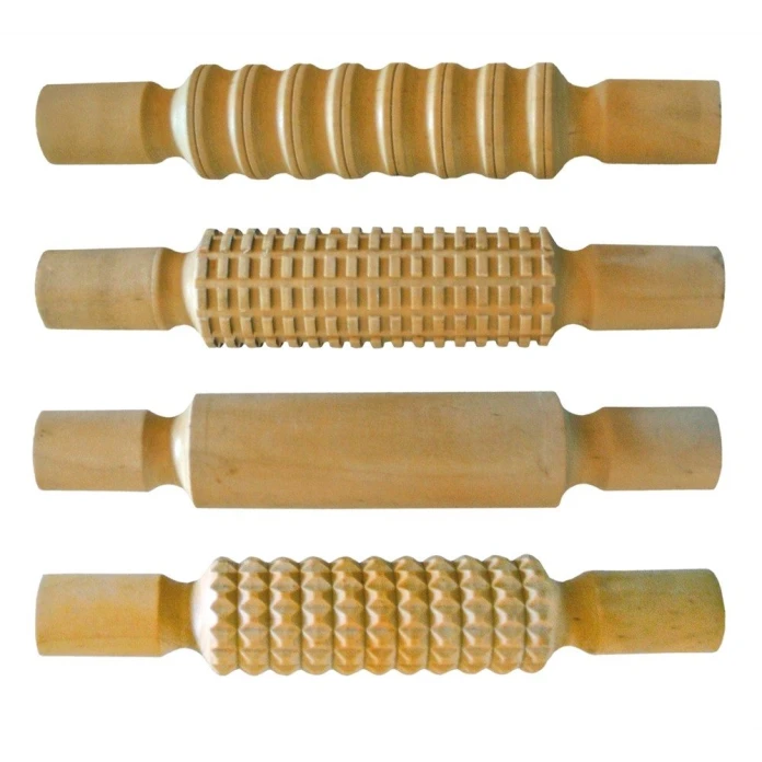 Rodillos con textura, pack de 4