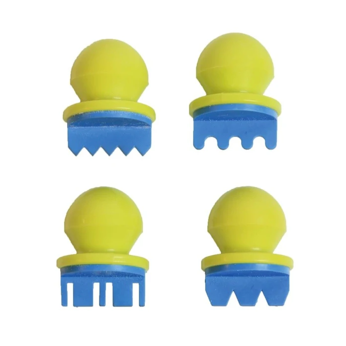 Mini pinceles bola en pack de 4