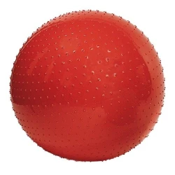 Pelota con púas 100 cm - roja