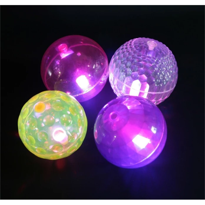 Pelotas luminosas saltarinas - Pack de 4