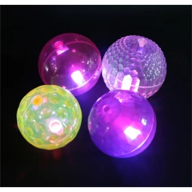 Pelotas luminosas saltarinas - Pack de 4