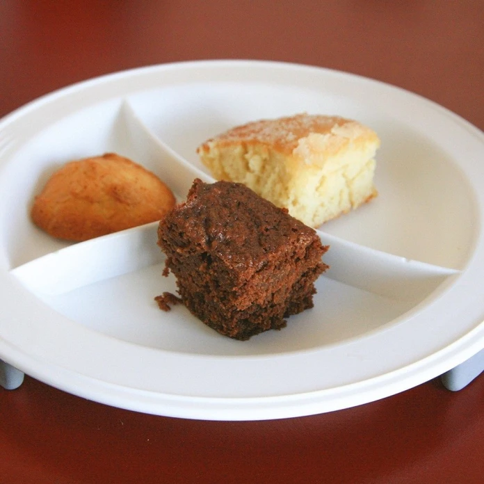 Plato de 3 compartimentos