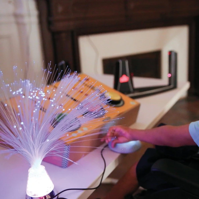 Lámpara de fibra óptica