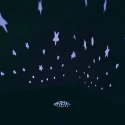 Lámpara de noche cielo estrellado