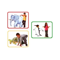 Tarjetas de yoga - los animales