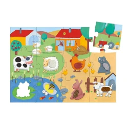 Puzle táctil granja