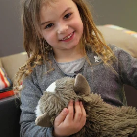 Peluche gato sensorial