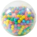 Pelota fidget con bolitas multicolores