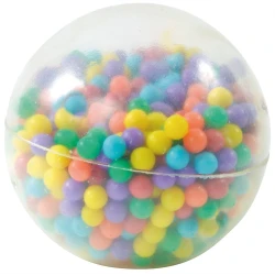 Fidget pelota con canicas multicolores