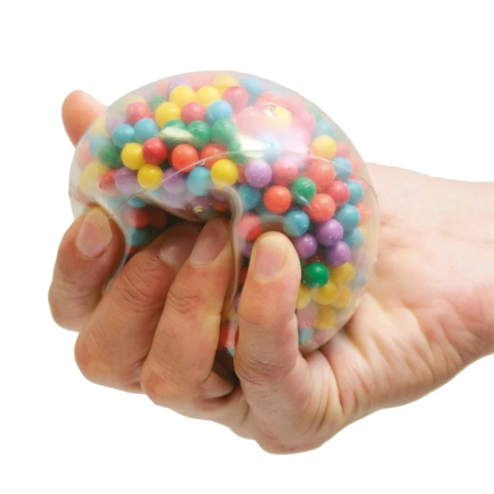 Fidget bola de canicas multicolor