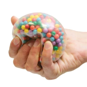 Fidget bola de canicas multicolor
