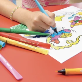Rotuladores con capuchones imperdibles pack de 12