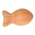 Sonajero pez macizo de madera