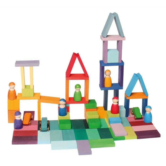 Muestrario de colores de madera de construcción