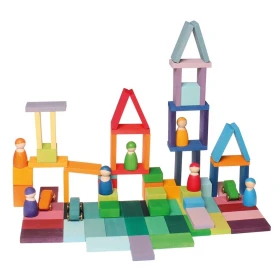 Muestrario de colores de madera de construcción