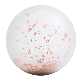 Globo transparente de confeti
