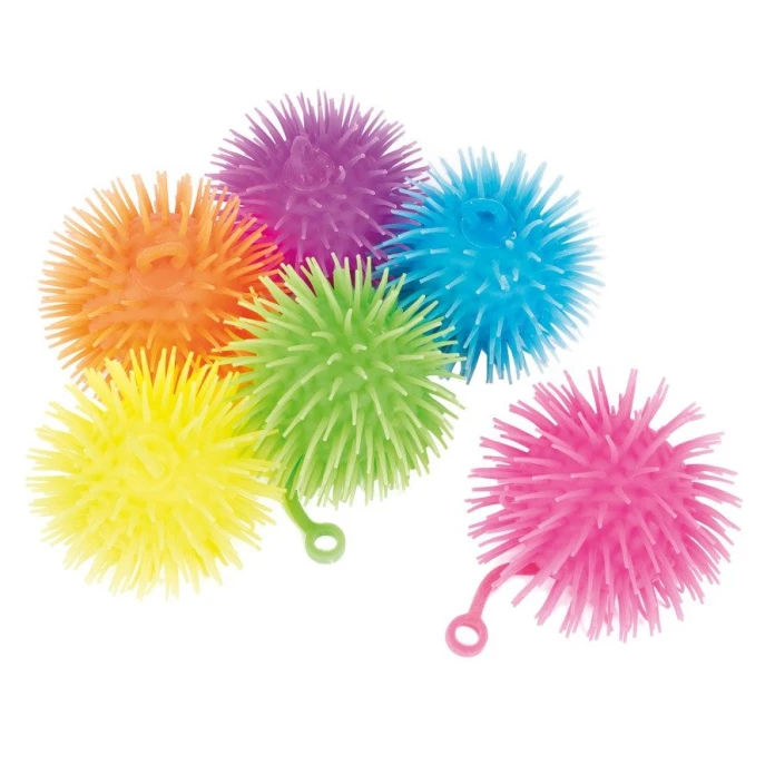 Pelota pequeña peluda pack de 6