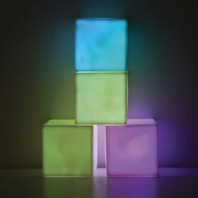 Cubos luminosos pack de 4