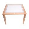 Mesa luminosa de madera