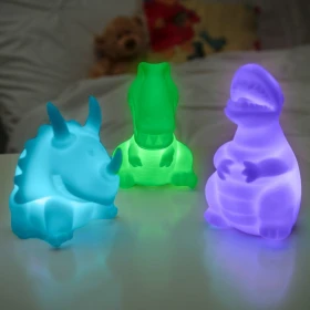 Luces nocturnas dinosaurios por 3