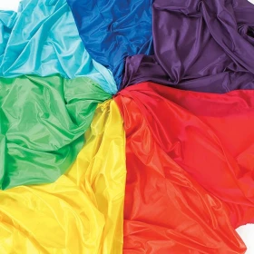 Pañuelos arcoíris de satén (pack de 7)