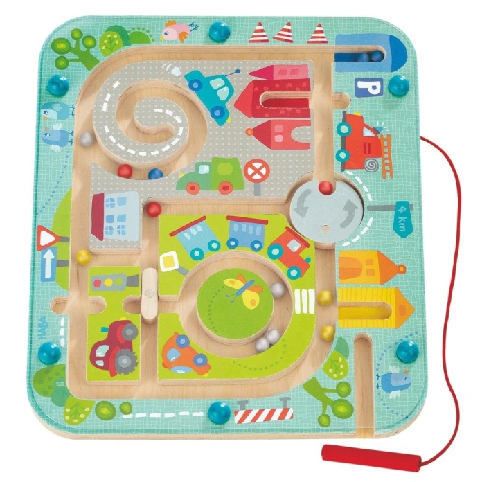 Juego magnético ciudad laberinto