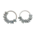 Anillos fidgets en metal x2