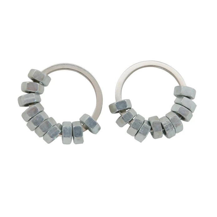 Anillos fidgets de metal por 2