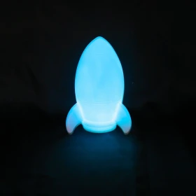 Luz quitamiedos cohete