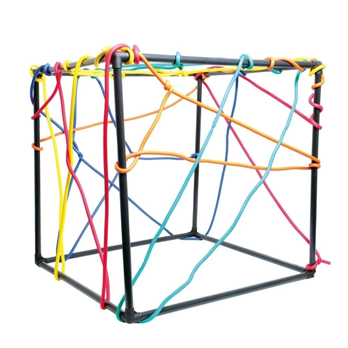 Estructura cabaña de tubos