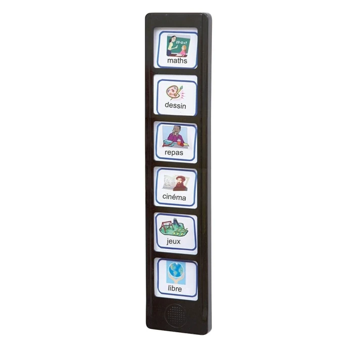 Tablero de secuencias parlante