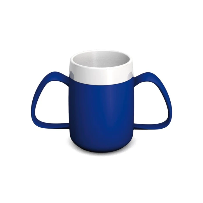 Vaso ergonómico con dos asas