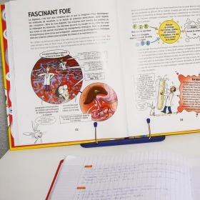 Soporte de libro portátil