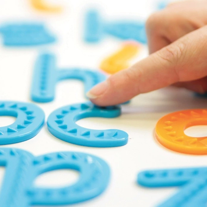 Letras táctiles (pack de 26)