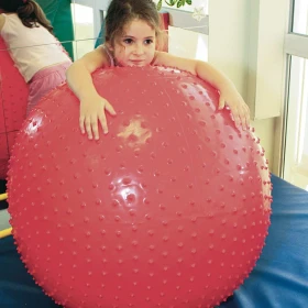 Globo con púas 100 cm - rojo