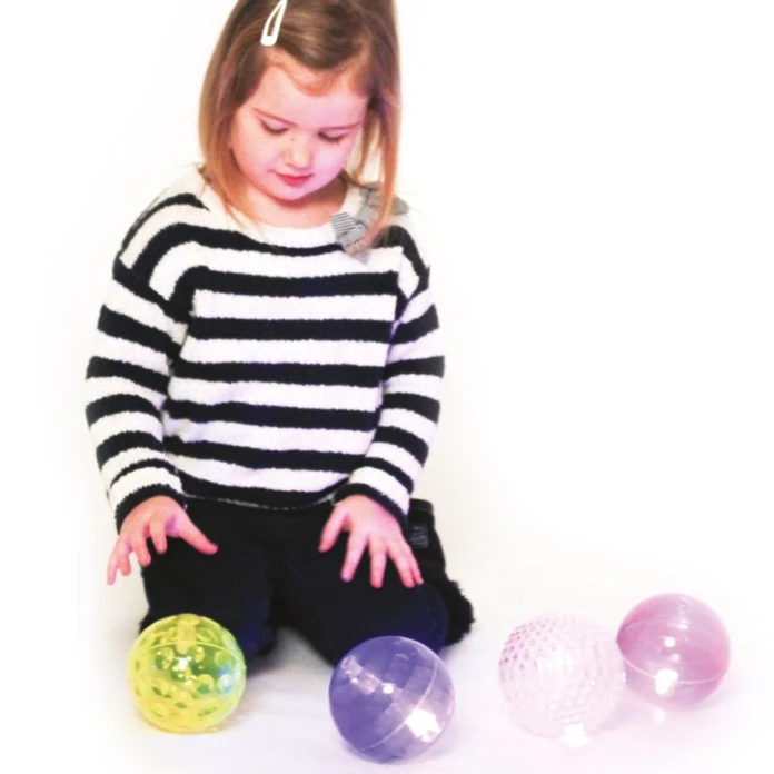 Pelotas luminosas saltarinas - Pack de 4