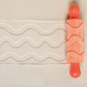 Rodillos de modelado con relieve (pack de 5)