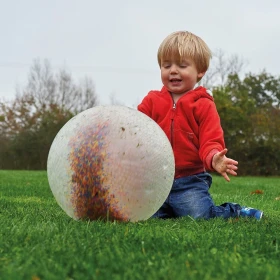 Globo transparente de confeti