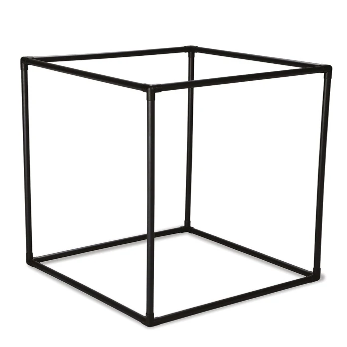 Estructura de cabaña de tubos