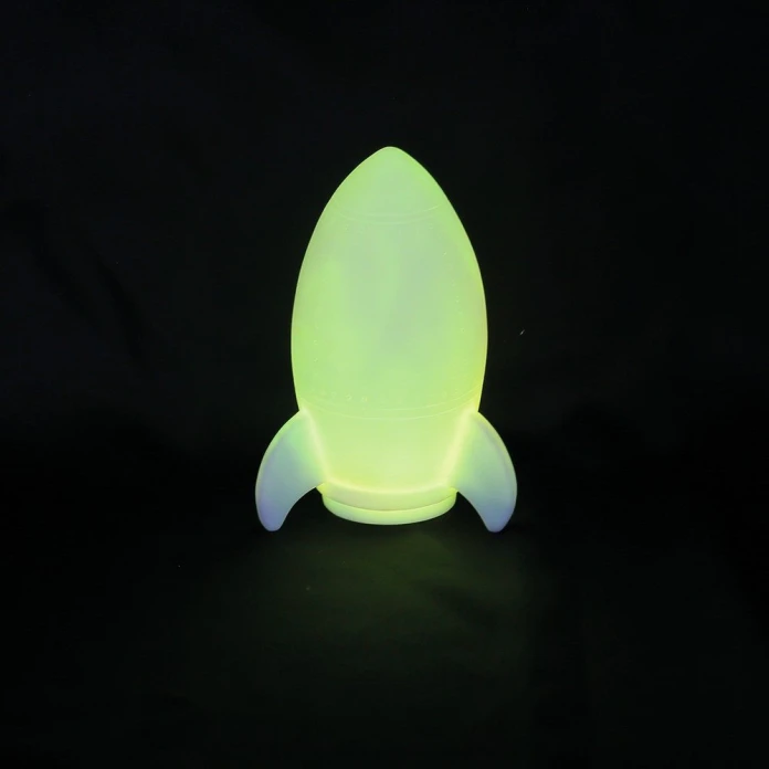 Luz quitamiedos cohete