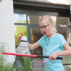Mega-raquetas de bádminton