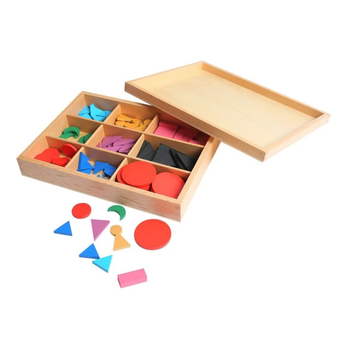 Símbolos gramaticales Montessori con caja de almacenamiento