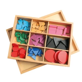 Símbolos gramaticales Montessori con caja de almacenaje