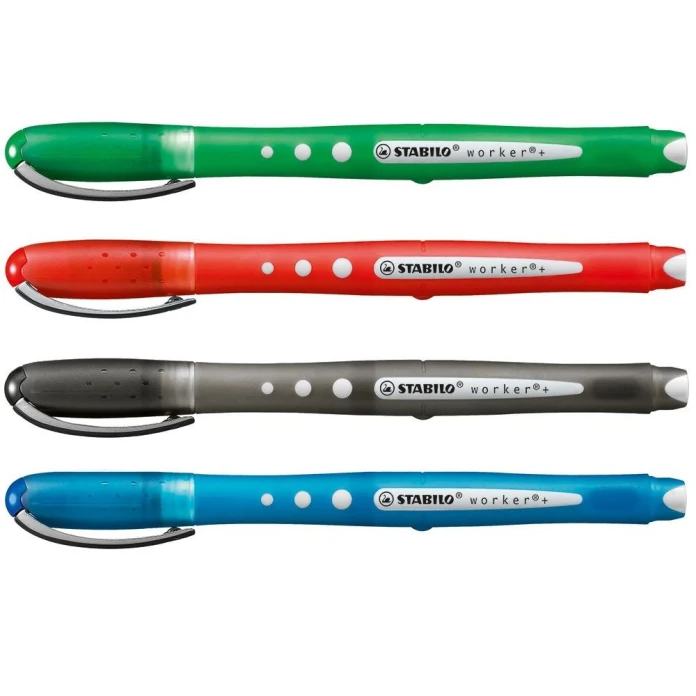 Bolígrafo roller de colores pack de 4