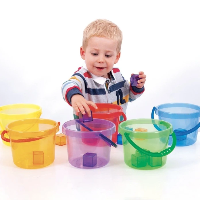 Lote de 6 cubos de colores