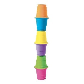 Vasos apilables con ventosa, pack de 6