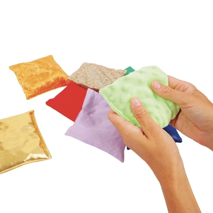 Bolsas sensoriales con diferentes texturas - Pack de 8