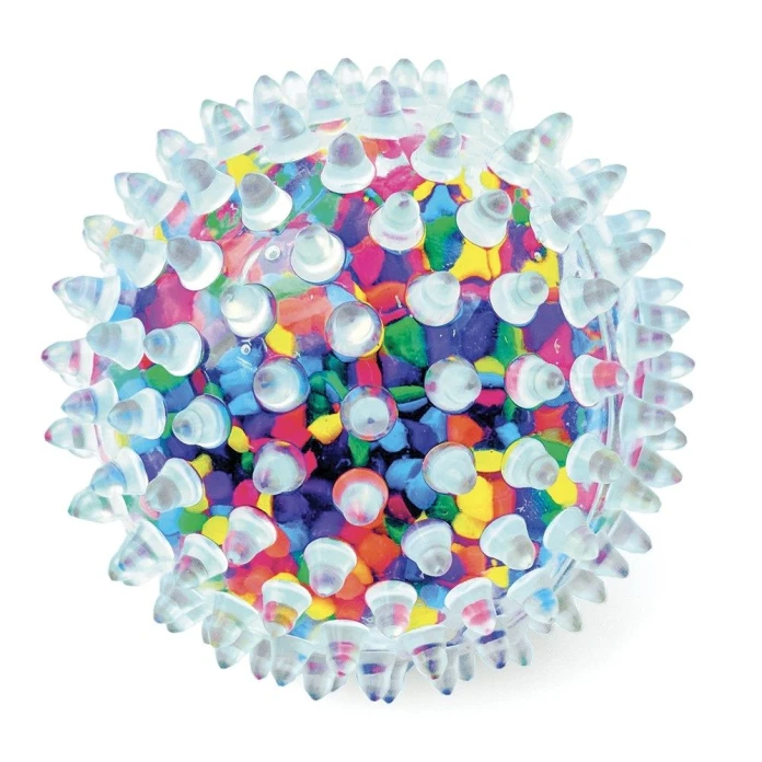 Pelota con púas multicolor