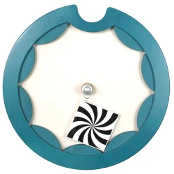 Juego de pared cuadrado rodante - azul